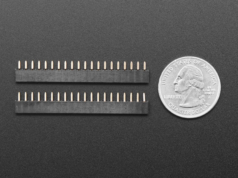 Short Socket Headers for Raspberry Pi Pico - 2 x 20 pin Female