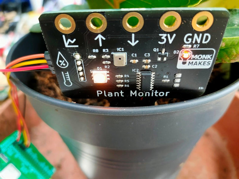 Monk Makes Plant Monitor - Capacitive Moisture Meter