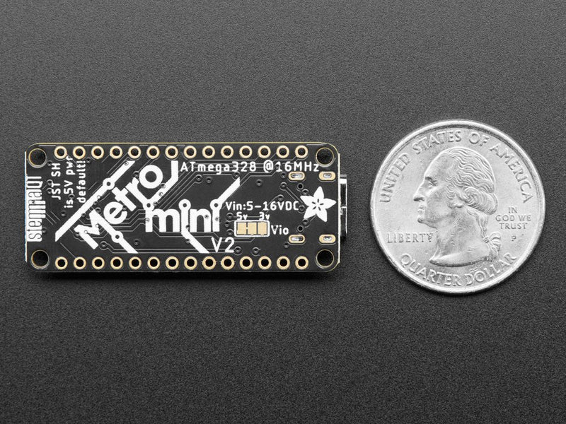 Adafruit Metro Mini 328 V2 - Arduino-Compatible - 5V 16MHz