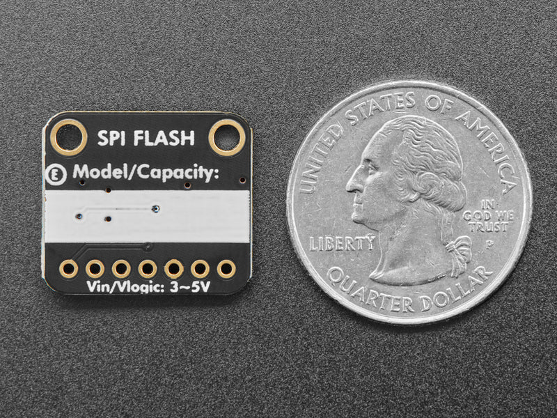 Adafruit SPI FLASH Breakout - W25Q16 - 16 Mbit / 2 MByte