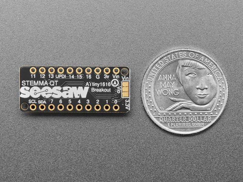 Adafruit ATtiny1616 Breakout with seesaw - STEMMA QT / Qwiic