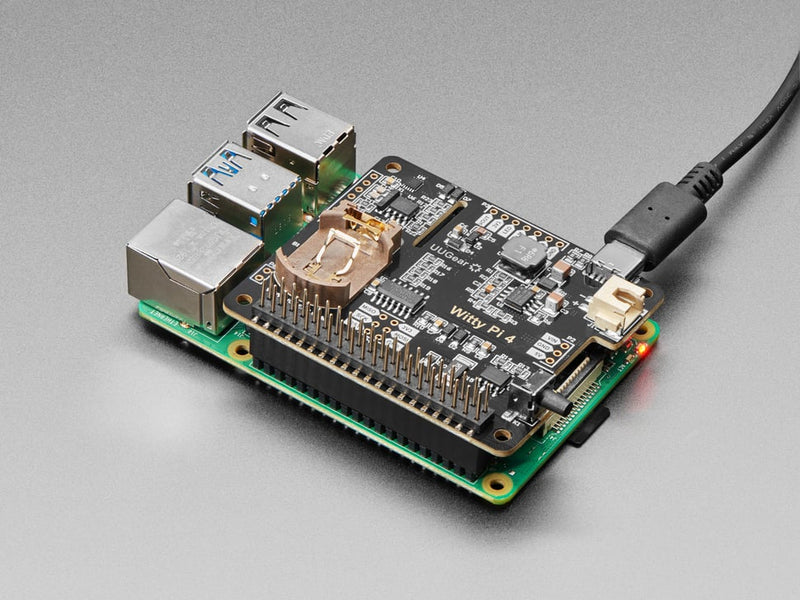 Witty Pi 4 HAT - RTC & Power Management for Raspberry Pi