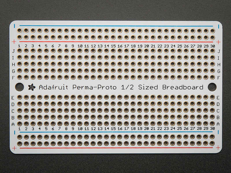 Adafruit Perma-Proto Half-sized Breadboard PCB - 3 Pack!