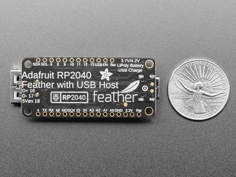 Adafruit Feather RP2040 with USB Type A Host