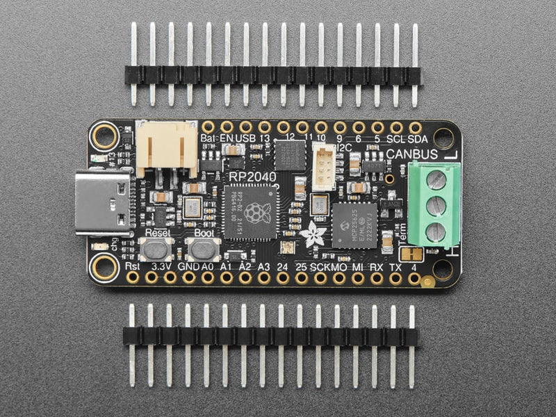 Adafruit RP2040 CAN Bus Feather with MCP2515 CAN Controller