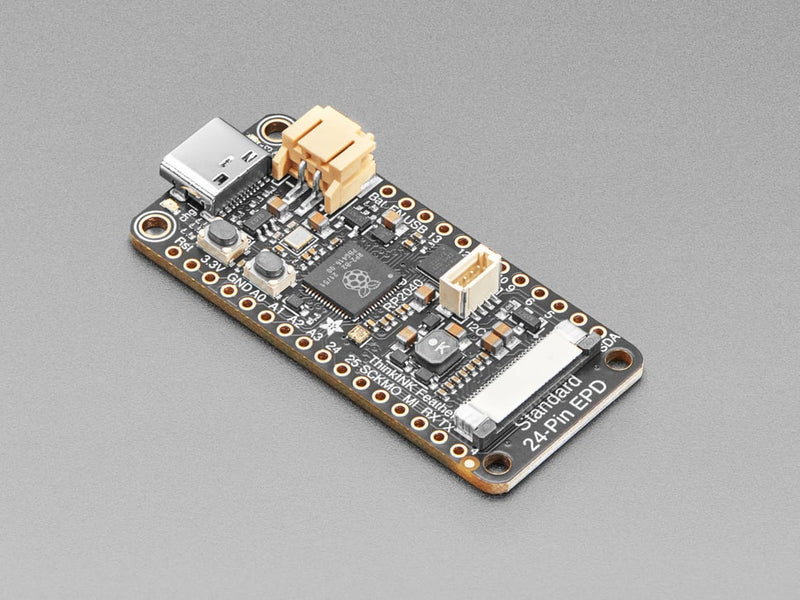 Adafruit RP2040 Feather ThinkInK with 24-pin E-Paper Display
