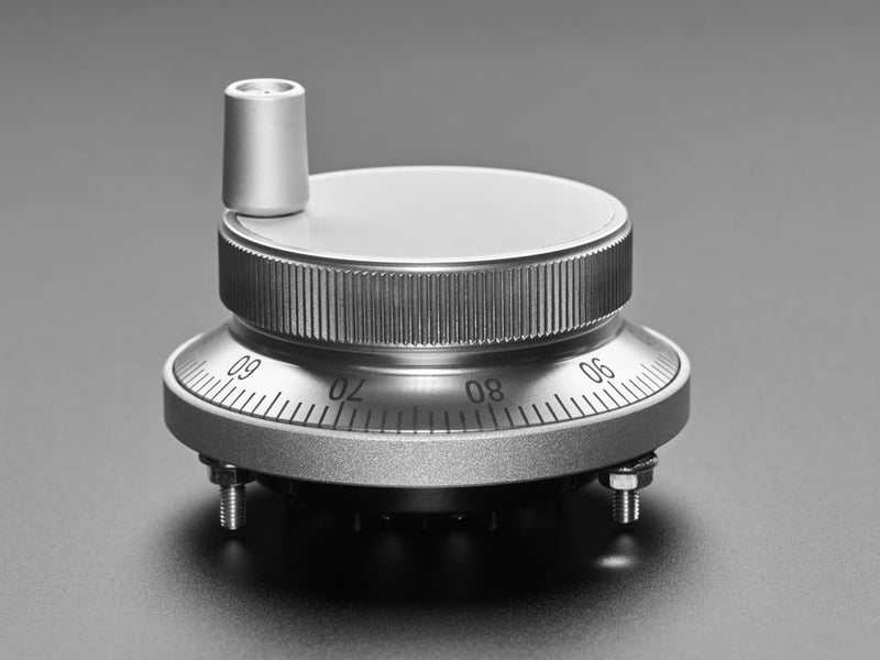 CNC Rotary Encoder - 100 Pulses per Rotation - 60mm Silver