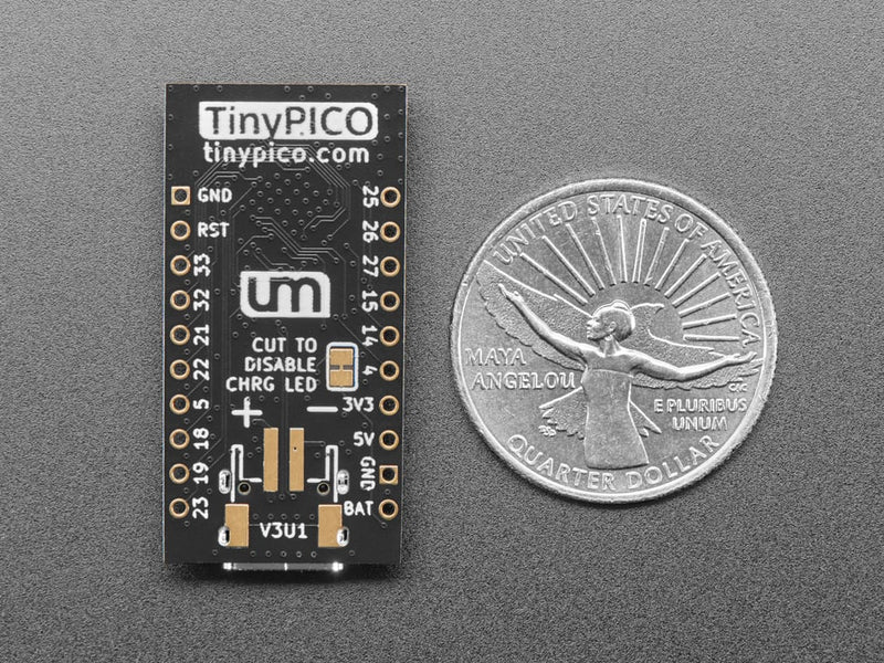 TinyPICO V3 USB-C with u.FL by Unexpected Maker