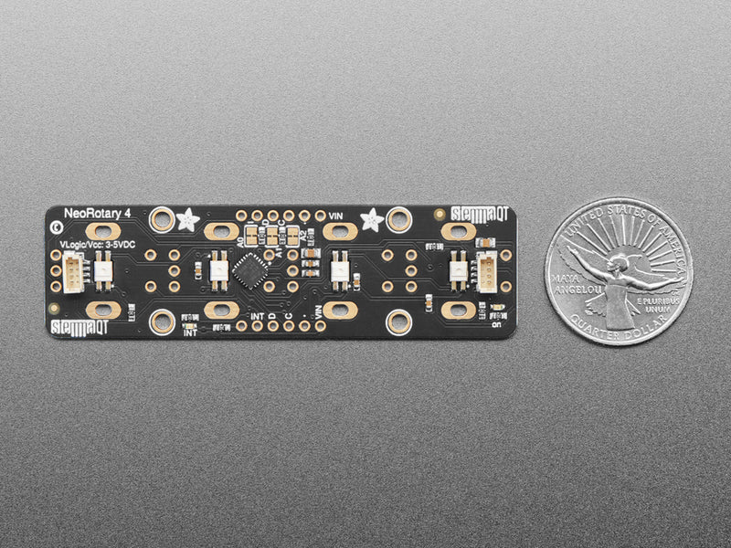 Adafruit I2C Quad Rotary Encoder Breakout with NeoPixel