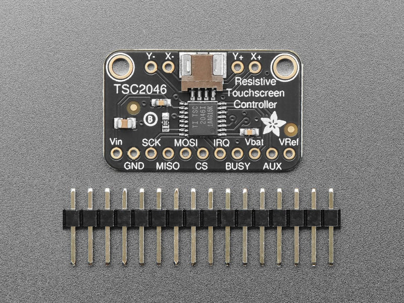 Adafruit TSC2046 SPI Resistive Touch Screen Controller