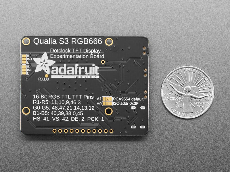 Adafruit Qualia ESP32-S3 for TTL RGB-666 Displays