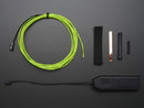 EL wire starter pack -  Green 2.5 meter (8.2 ft)
