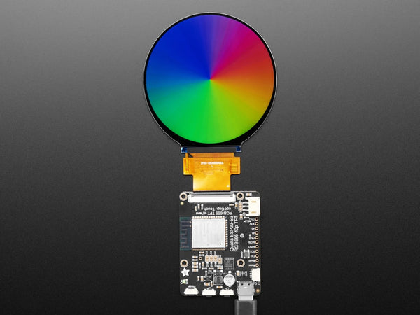 Round RGB 666 TTL TFT Display - 2.8" 480x480 - No Touch