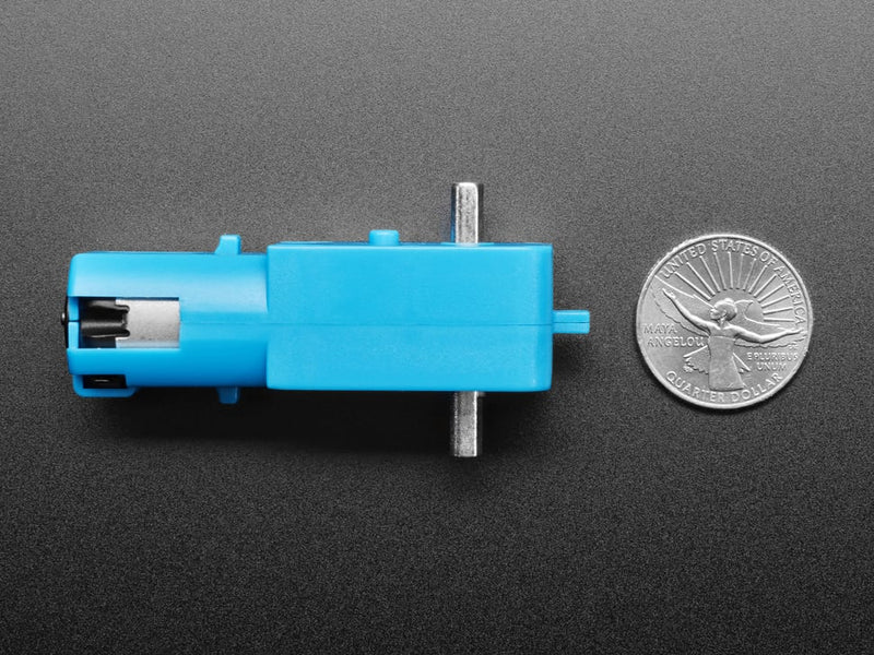 TT Motor Bi-Metal Gearbox Double Sided Axle and 1:90 Gear Ratio