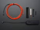 EL wire starter pack - Red 2.5 meter (8.2 ft)