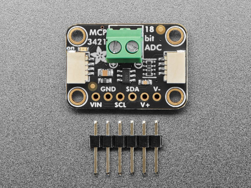 Adafruit MCP3421 18-Bit ADC - STEMMA QT / Qwiic