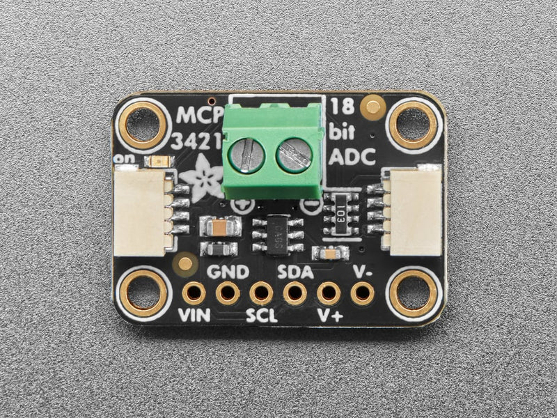 Adafruit MCP3421 18-Bit ADC - STEMMA QT / Qwiic