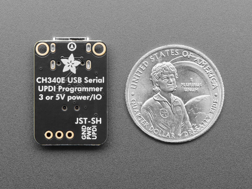 Adafruit UPDI Friend – USB Seriële Programmer Voor ATtiny-chips, 3V/5V, Met JST SH-kabel En Type-C (5879)