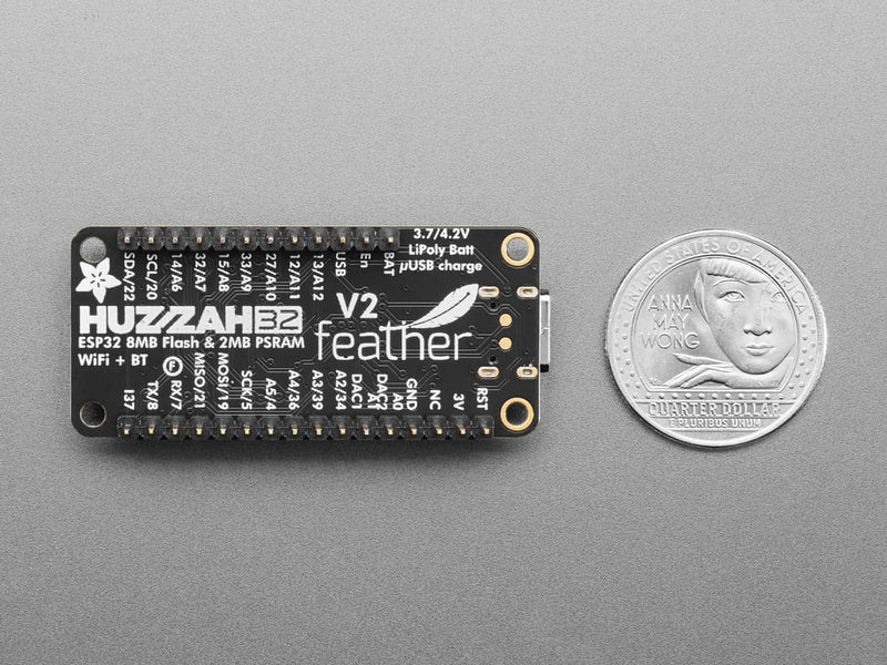 Adafruit ESP32 Feather V2 with Headers