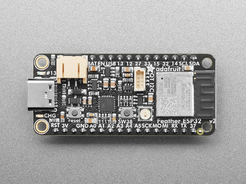 Adafruit ESP32 Feather V2 with Headers