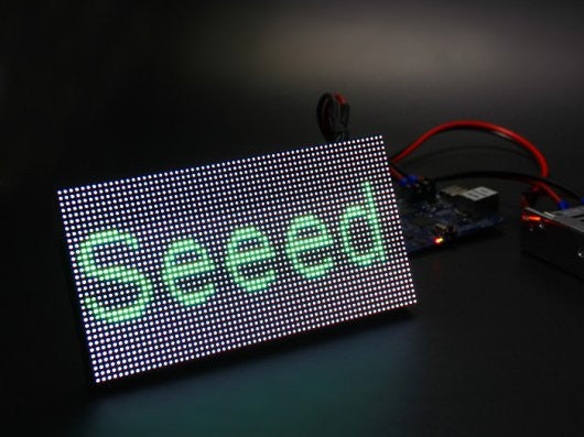 Dual P6 32x16 RGB LED Matrix - 192x96mm - Buy - Pakronics®- STEM Educational kit supplier Australia- coding - robotics