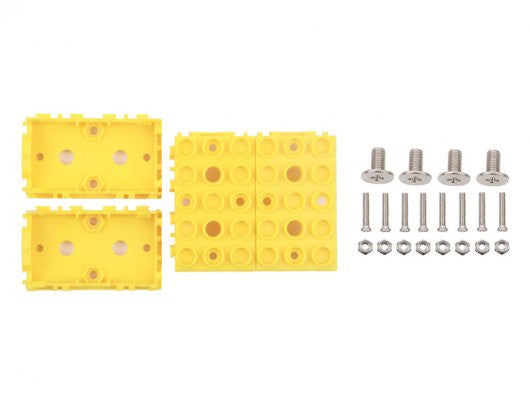 Yellow Draper Box Buy Grove - Yellow Wrapper / case 1*2(4 PCS pack) SS110070025 Seeed Studio