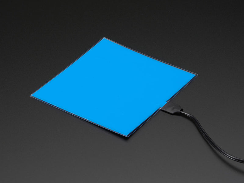 Electroluminescent (EL) Panel - 10cm x 10cm Blue