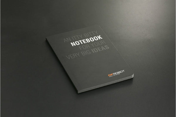 Project Notebook (Black) - Buy - Pakronics®- STEM Educational kit supplier Australia- coding - robotics