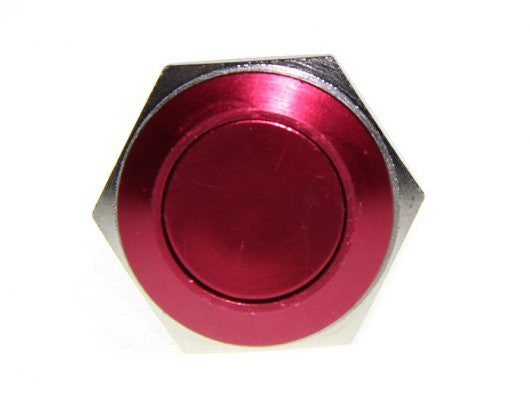 16mm Anti-vandal Metal Push Button - Crimson Red - Buy - Pakronics®- STEM Educational kit supplier Australia- coding - robotics