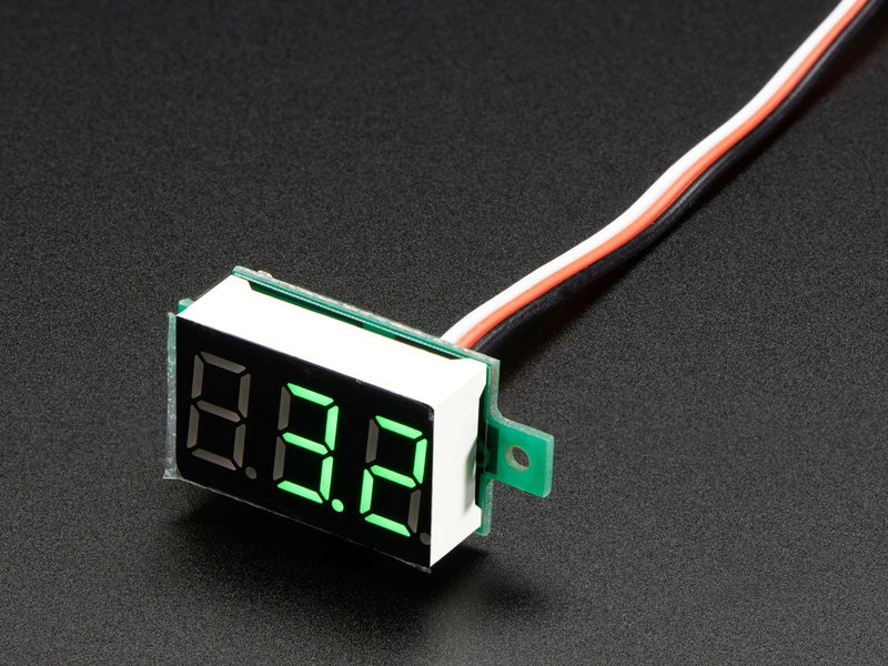 Mini 3-wire Volt Meter (0 - 99.9VDC)