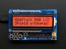 RGB LCD Shield Kit w/ 16x2 Character Display - Only 2 pins used!