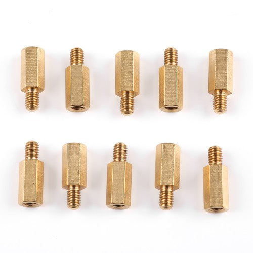 Brass Stud M4*12+6 (10-Pack) - Buy - Pakronics®- STEM Educational kit supplier Australia- coding - robotics