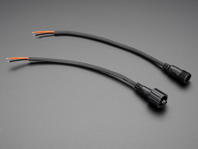 Waterproof DC Power Cable Set - 5.5/2.1mm