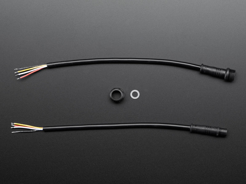 Waterproof Polarized 4-Wire Cable Set