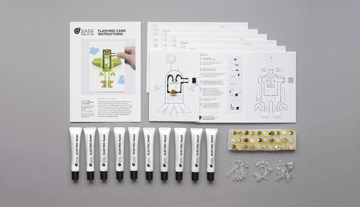 Flashing Card Activity Pack Robot Parade - Buy - Pakronics®- STEM Educational kit supplier Australia- coding - robotics