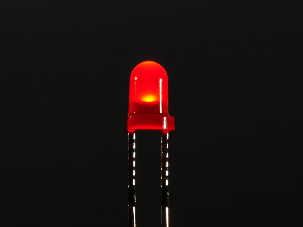 Buy Diffused Red 3mm LED (25 pack) ADA777 Adafruit
