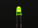 Diffused Green 3mm LED (25 pack)
