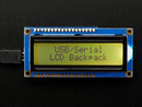 USB + Serial Backpack Kit with 16x2  RGB backlight positive LCD