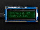 USB + Serial Backpack Kit with 16x2  RGB backlight negative LCD