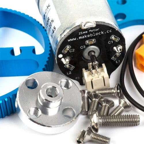 25mm DC Motor Pack					-Blue - Buy - Pakronics®- STEM Educational kit supplier Australia- coding - robotics