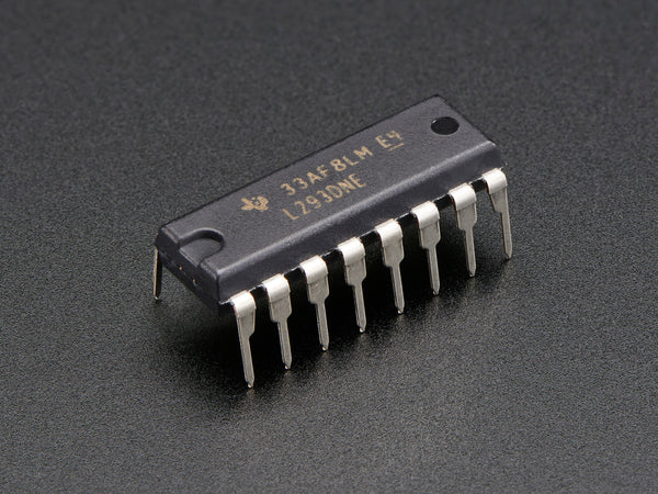 Dual H-Bridge Motor Driver for DC or Steppers - 600mA - L293D