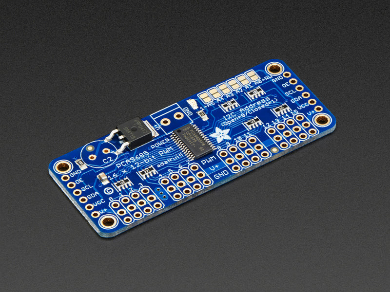 Adafruit 16-Channel 12-bit PWM/Servo Driver - I2C interface