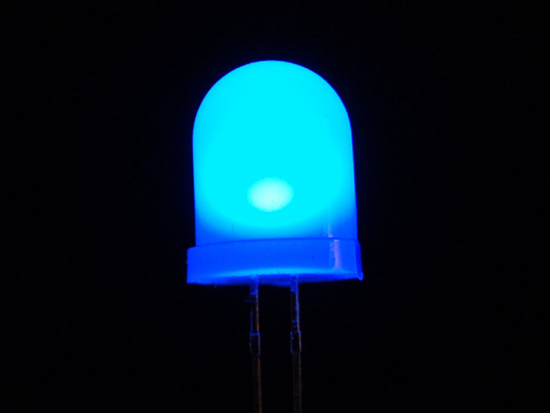 Diffused Blue 10mm LED (25 pack)