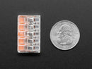 Snap-action 5-Wire Block Connector (12-24 AWG) - Pack of 3