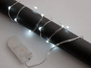 Wire Light LED Strand - 12 Cool White LEDs + Coin Cell Holder