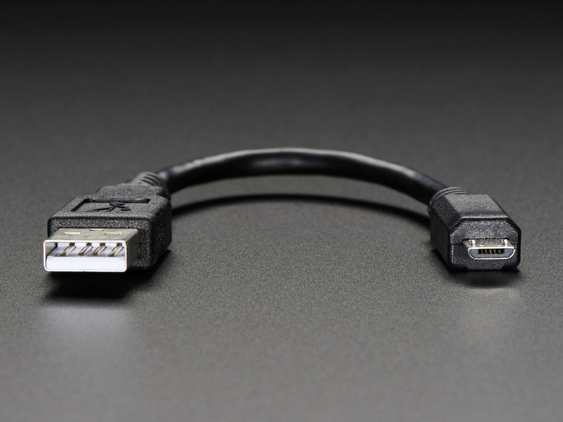 USB cable - 6\" A/MicroB