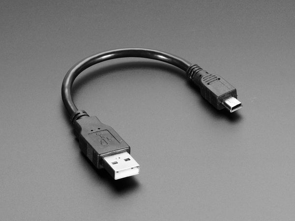 USB cable - 6\" A/MiniB