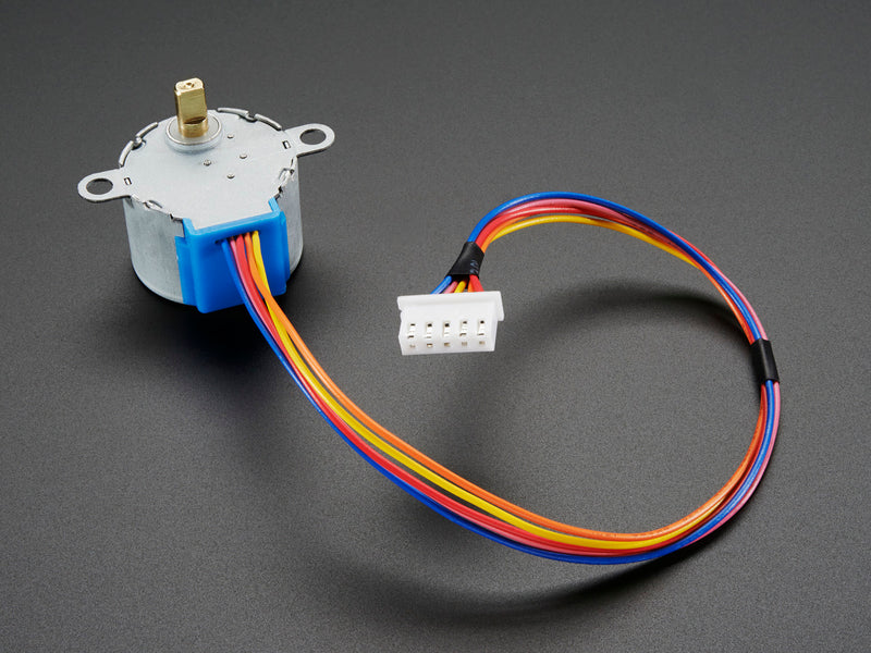 Small Reduction Stepper Motor - 12VDC 32-Step 1/64 Gearing
