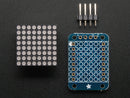 Adafruit Mini 8x8 LED Matrix w/I2C Backpack - Blue