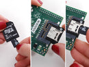 Low-profile microSD card adapter for Raspberry Pi